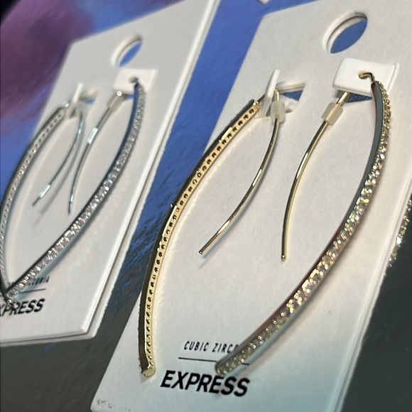 EXPRESS NEW ON CARD EARRING LOT OVER $90 retail value! - Picture 11 of 14